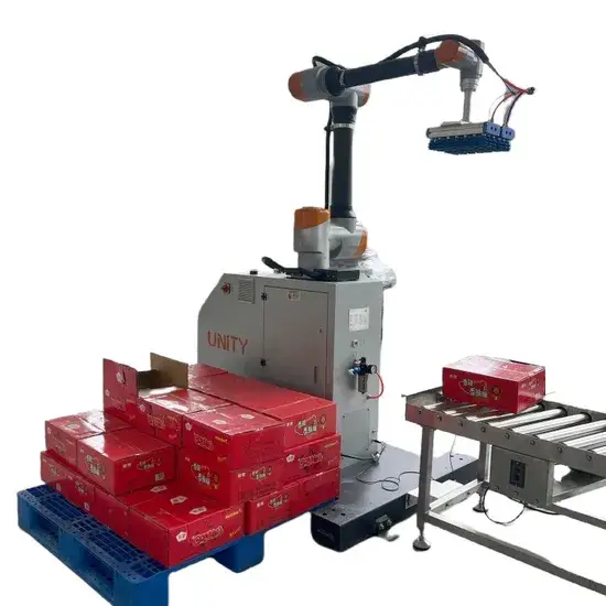 Robot tự động đóng gói và xếp pallet cho thùng xúc xích: Giải pháp hiệu quả và tiện lợi hình ảnh 1-description