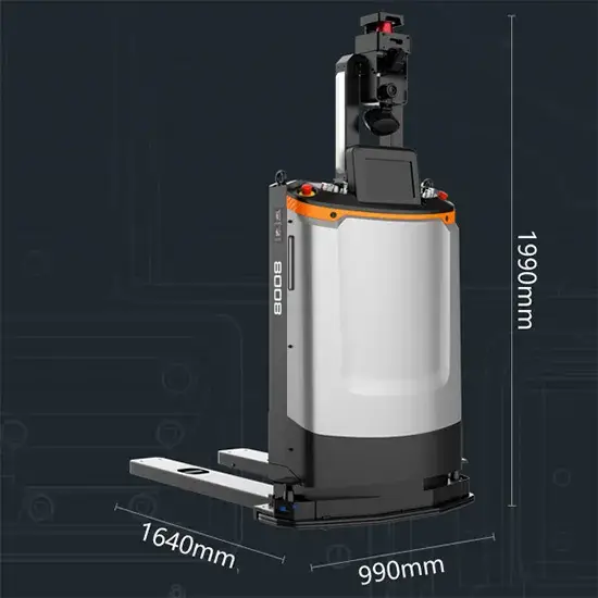Robot nâng hạ trọng lượng 3000 Kg và xe tự hành: xe nâng bốn chiều, xe nâng điện Vna, Agv hình ảnh 1-description