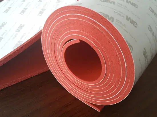Tấm cao su silicone foam sử dụng keo dán chất lượng từ 3m hình ảnh 1-description