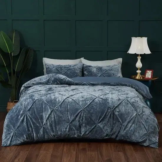 Bộ chăn ga gối đệm Satin cao cấp cho giường King và Queen, bộ chăn lót đẹp mắt, bộ ga trải giường hình ảnh 1-description