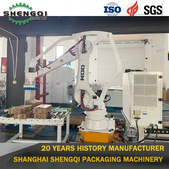 Robot Pallet Tải Lên Hóa Trục Xếp Chồng Đóng Gói - Giải Pháp Công Nghiệp Hiệu Quả hình ảnh 1-description