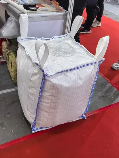 Bao Bì Vải FIBC 1500kg chất lượng cao có thể tùy chỉnh theo yêu cầu với chất liệu gỗ đốt hình ảnh 1-description