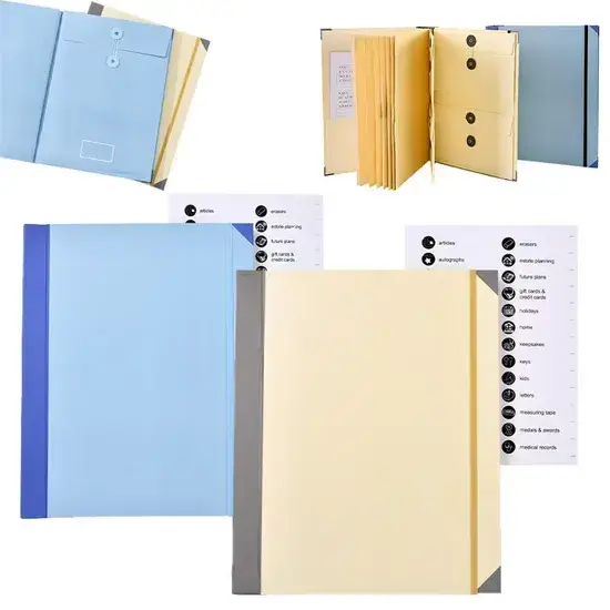 Túi đựng giấy tờ văn phòng: sắp xếp hồ sơ, ngăn chặn cho tài liệu hình ảnh 1-description