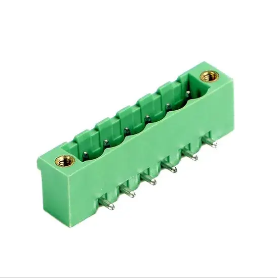 Khối đầu nối: 6 phương pháp kết nối chân với độ cong 5.08mm hình ảnh 1-description