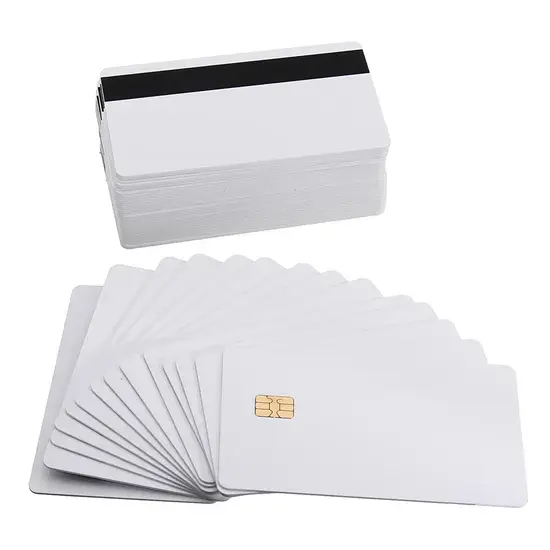Thẻ danh thiếp nhựa PVC trắng chất lượng cao có thể thiết kế in ấn theo yêu cầu hình ảnh 1-description