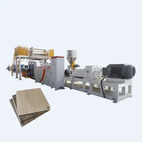 Dây chuyền sản xuất gạch lát sàn Spc hoàn thiện cho dự án hình ảnh 1-description