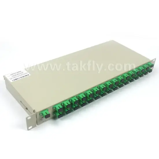 Giá đỡ lắp rack kết hợp với bộ chia PLC Sc Port cho hệ thống FTTH hình ảnh 1-description