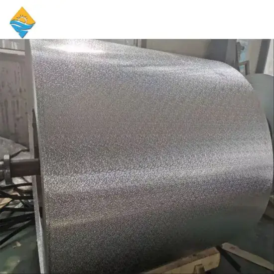 Tấm nhôm dập nổi hoạt động tốt trong tủ lạnh, cuộn nhôm dập nổi chất lượng cao và cuộn nhôm phù hợp cho dự án cách nhiệt ống dẫn hình ảnh 1-description