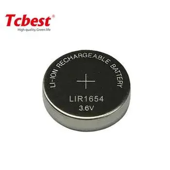 Pin sạc lại Lithium Ion hình nút Lir1654 25mAh - Sản phẩm chất lượng cao cho pin đồ chơi 3.6V hình ảnh 1-description