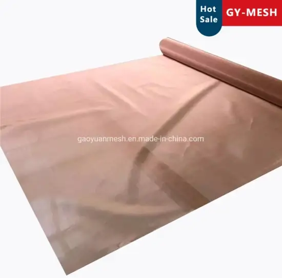 Lưới đồng đan và lưới đồng thau chất lượng cao, phù hợp cho màn chắn tín hiệu điện tử và lọc khí-lỏng, bán hàng theo điểm hình ảnh 1-description