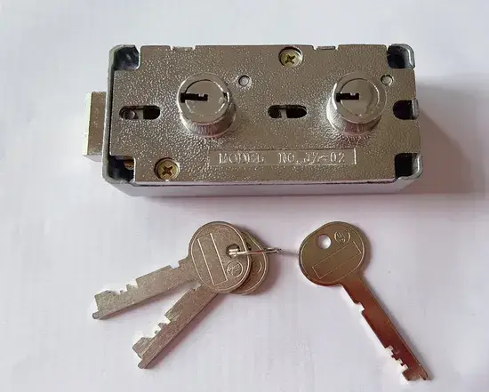 Chứng nhận UL Jz-02 cho khóa đôi an toàn cho hộp gửi tiền hình ảnh 1-description