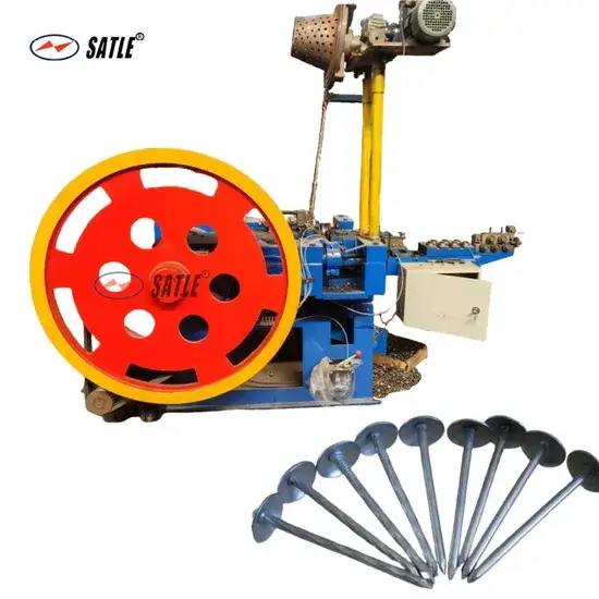 Máy làm đinh gợn sóng tự động chất lượng hàng đầu cho việc sản xuất đinh lợp mái hình ảnh 1-description