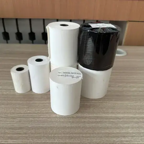 Tiêu đề mới: Giấy nhãn nhiệt 70 GSM dán trực tiếp, chống thấm nước kích thước 4*6 hình ảnh 1-description