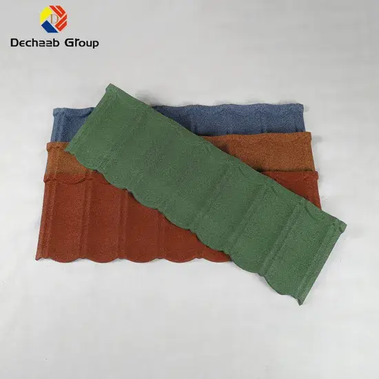 Ngói kim loại phủ đá có thể được tùy chỉnh với pallet phù hợp hình ảnh 1-description