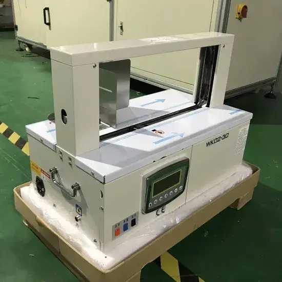 Máy đóng gói tự động sử dụng công nghệ niêm phong nhiệt và đóng đai hình ảnh 1-description