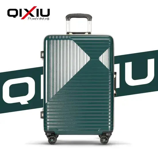 Vali PC màu xanh sành điệu với khóa TSA - Kiểu dáng hình khối (28 Inch) hình ảnh 1-description
