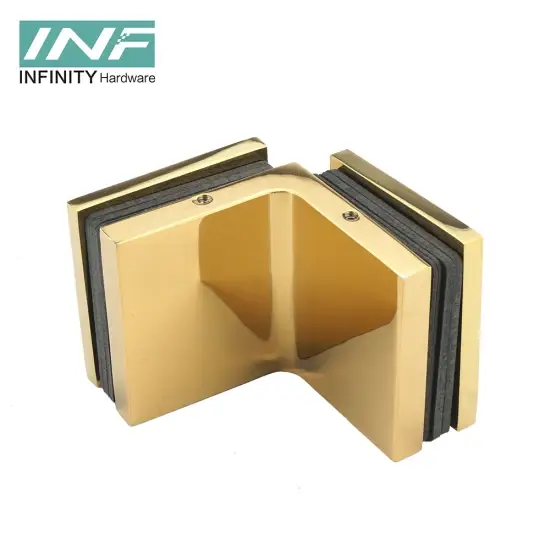 Đồng kẹp giá đỡ tùy chỉnh cho phòng tắm, bản lề cửa kính trượt từ nhà máy Trung Quốc hình ảnh 1-description