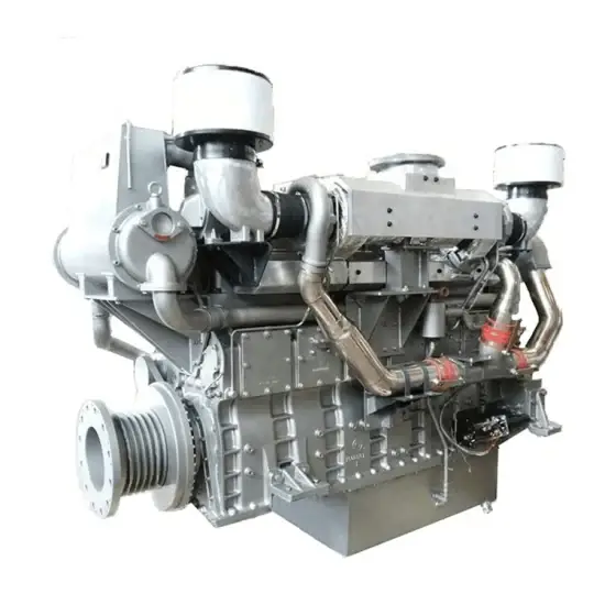 Động cơ diesel hàng hải 825HP Sc33W825ca2 cho tàu nhỏ, có hộp số tại Thượng Hải hình ảnh 1-description