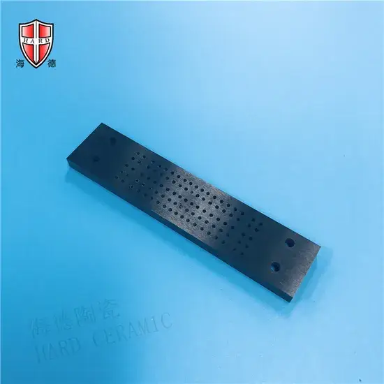 Bộ phận lỗ vi mô từ gốm zirconia đen được sản xuất theo yêu cầu hình ảnh 1-description