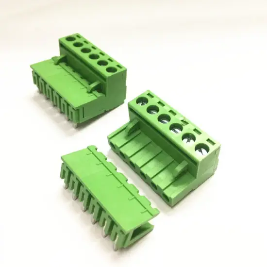 Terminal Đầu Cắm Khối Kết Nối 5.0mm, Có Thể Cắm Xanh Từ 2p đến 12p hình ảnh 1-description