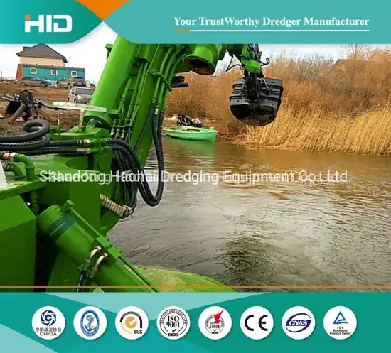 Máy hút cát sông tự động, máy xúc lội nước Trung Quốc, tàu hút cát dành cho môi trường nước hình ảnh 1-description