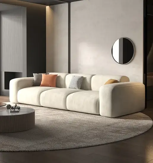 Bộ sản phẩm sofa nội thất phòng khách đa dạng, từ ghế da hiện đại đến ghế góc bọt và giường sofa hình ảnh 1-description
