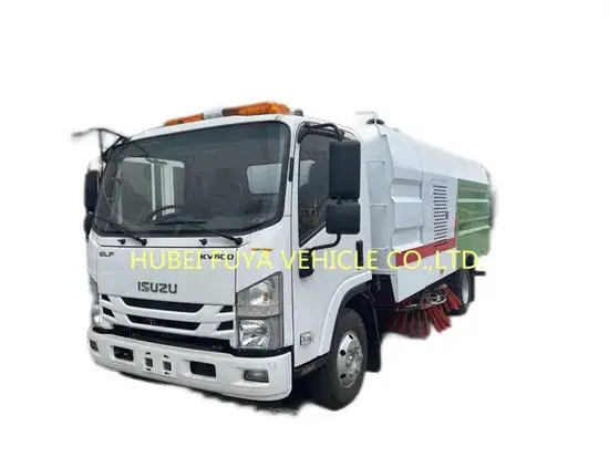 Xe quét rác New Elf Kv600 140kw dung tích 7cbm và hệ thống máy bơm áp lực cao hình ảnh 1-description