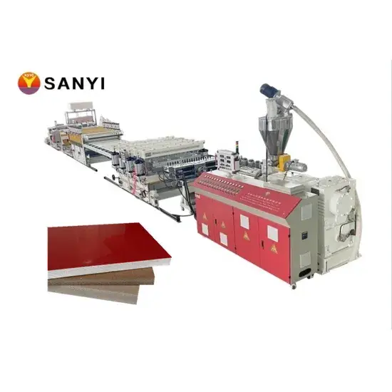 Thiết bị sản xuất tấm nhựa PVC WPC bọt xốp composite gỗ chất lượng cao hình ảnh 1-description