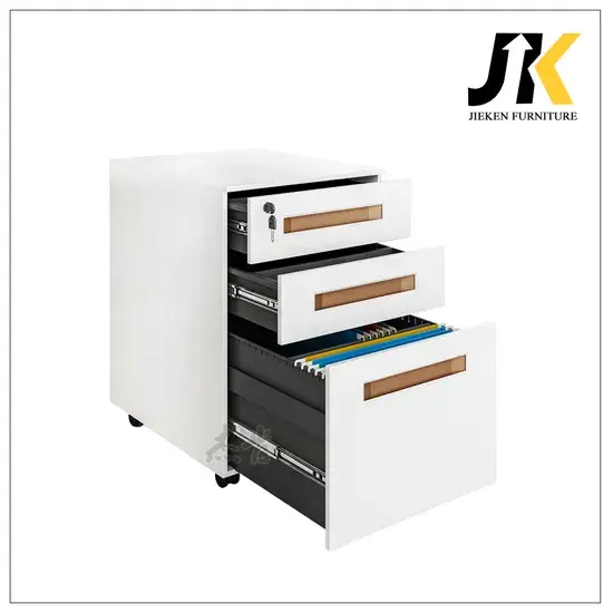 Tủ lưu trữ hồ sơ di động với 3 ngăn hình ảnh 1-description