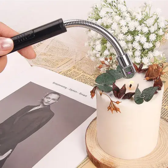 Bật lửa linh hoạt dành cho đốt nến, trà, sáp thơm và mục đích khác hình ảnh 1-description