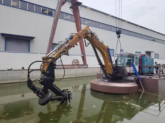 Máy xúc lấp lội Keda Swamp và máy hút bùn Watermaster: Giải pháp đa chức năng cho việc lấp đất và hút cát hình ảnh 1-description