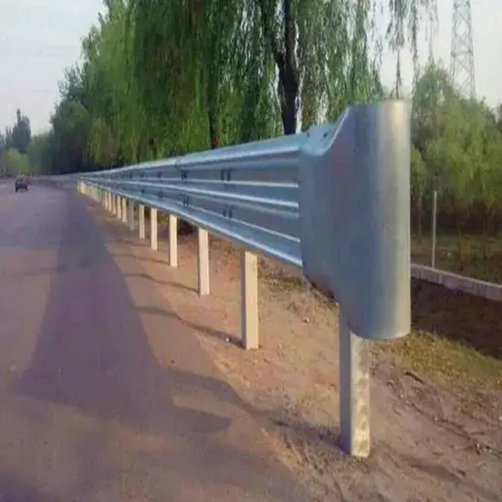 Cái chặn đầu dạng hình đuôi cá kim loại cho rào chắn giao thông Thrie Beam ở Libya hình ảnh 1-description