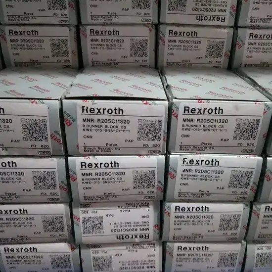 Khối trượt tuyến tính Rexroth R165111320 - Sự lựa chọn tối ưu cho hệ thống dẫn hướng CNC và bàn lăn vòng bi chuyển động hình ảnh 1-description