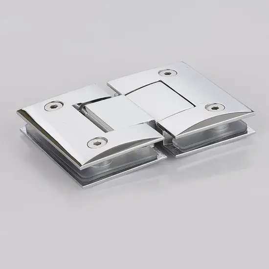 Vòi Sen 180 Độ Bản Lề Cho Kính Cường Lực - Phụ Kiện Phòng Tắm Bằng Thép Không Gỉ Kích Cỡ Ổ Cửa Kính hình ảnh 1-description
