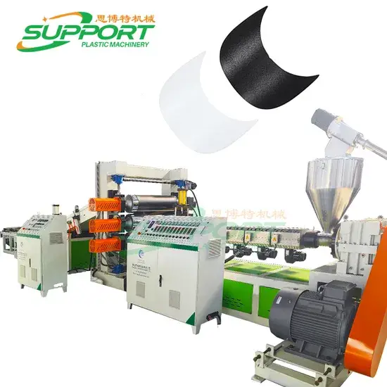 Thiết bị làm vật liệu bọt vi nhựa PE và sản xuất váng mũ, kính mũ chất lượng cao hình ảnh 1-description