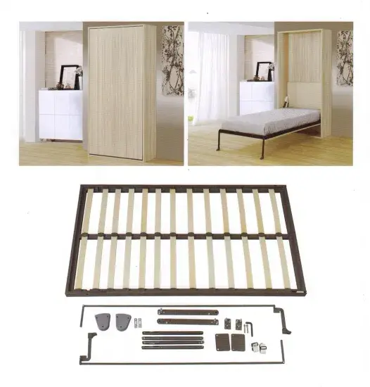 Thao tác lắp đặt các phụ kiện cơ chế giường tường một cách đơn giản hình ảnh 1-description