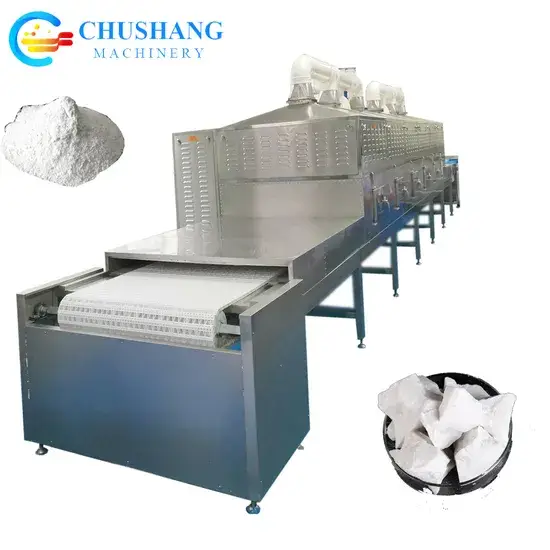 Máy sấy tự động vi sóng cho kaolin trong ngành công nghiệp hóa chất hình ảnh 1-description