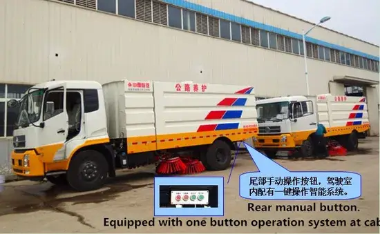 Xe quét đường 8 tấn của Dongfeng Tianjin - Giải pháp tiết kiệm vận hành hình ảnh 1-description
