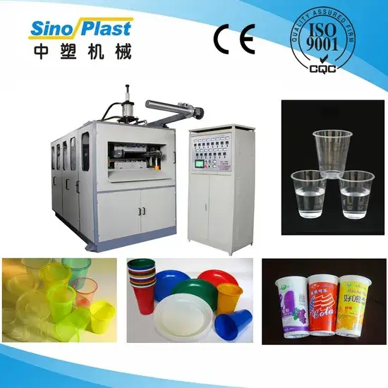 Dây chuyền sản xuất cốc cà phê từ nguyên liệu PP hình ảnh 1-description