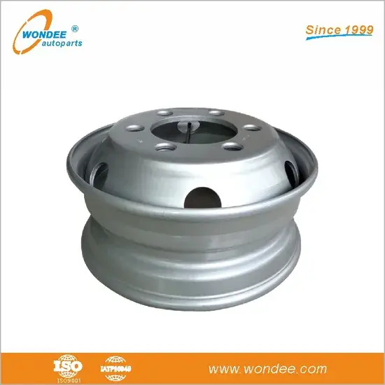 Mâm thép chất lượng cao, vành xe không ruột cho xe tải HOWO nặng hình ảnh 1-description