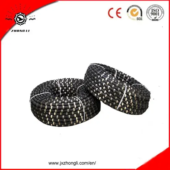 Dây cắt đá bằng kim cương 11.5mm loại dây lò xo sintered - Chất lượng tốt hình ảnh 1-description