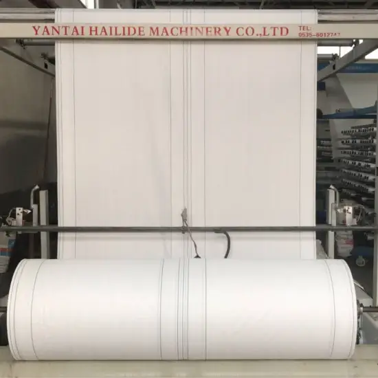 Túi lớn được làm từ vải ống dệt PP trơn có lớp lamination, chiều cao 100cm và chiều rộng 180cm hình ảnh 1-description