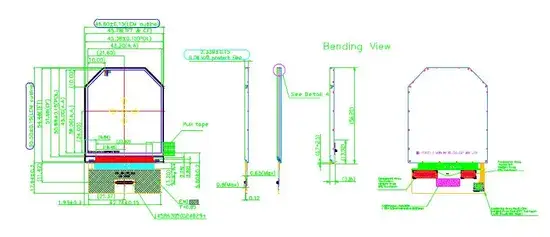 Màn hình LCD TFT IPS kích thước 2.54 inch, độ phân giải 1440 (RGB) X1600 và giao diện Mipi Dsi hình ảnh 1-description