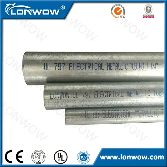 Ống dẫn cứng EMT chất lượng cao không cần ren kết nối hình ảnh 1-description