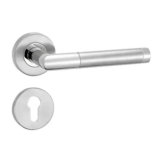 Tay nắm cửa chính phòng ngủ từ hợp kim kẽm hiện đại và độc đáo hình ảnh 1-description