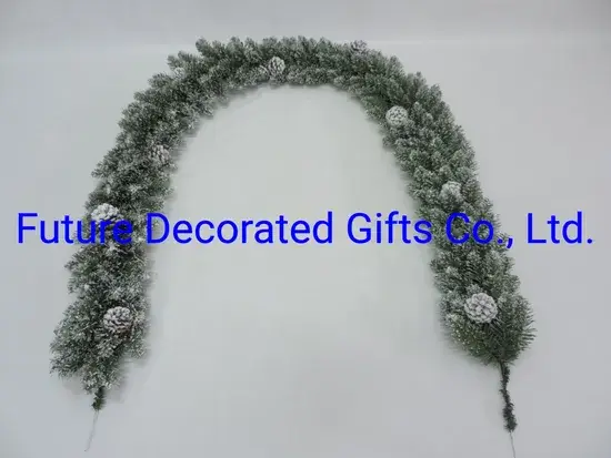 Đầu PVC - Dây garland tuyết trang trí nhà Giáng Sinh 9FT, quà tặng độc đáo hình ảnh 1-description