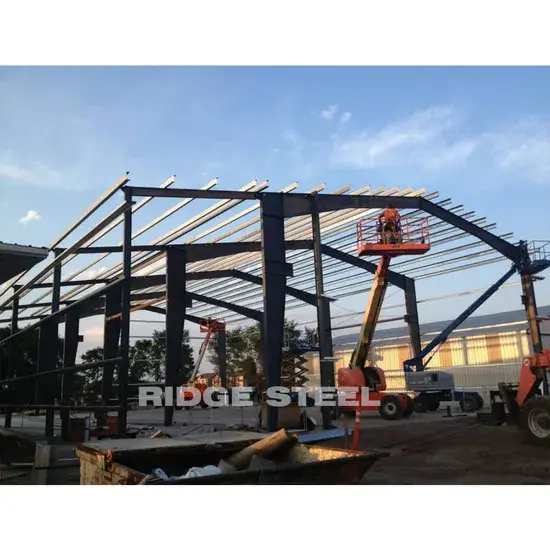 Cấu trúc kho lưu trữ thép cột tiền chế ổn định và lâu bền hình ảnh 1-description