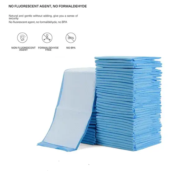 Tấm lót hấp thụ cao miễn phí dùng một lần cho y tế, giường chống tràn tiện lợi hình ảnh 1-description