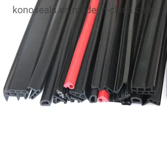 Thiết kế dải niêm phong cao su theo yêu cầu, sản xuất hồ sơ ép silicone chất lượng hình ảnh 1-description