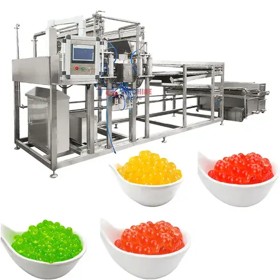 Viên tinh thể carrageenan, boba, agar, konjac chất lượng cao và máy móc sản xuất hình ảnh 1-description